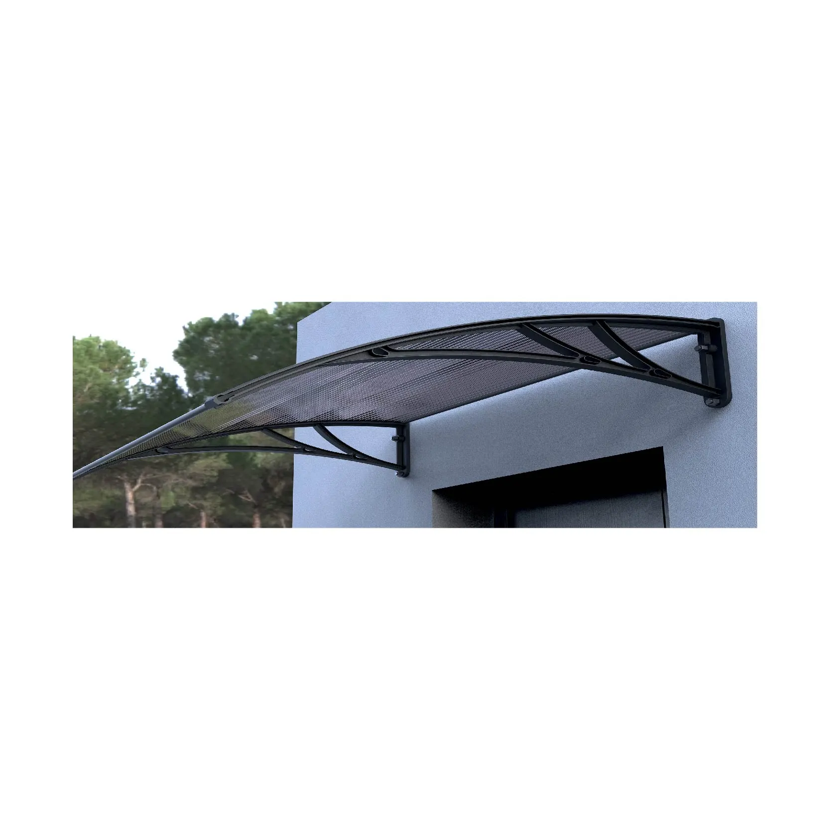 CANOPY RAVAK M1200A-S ALUM. PC BLK/LT.GRAY